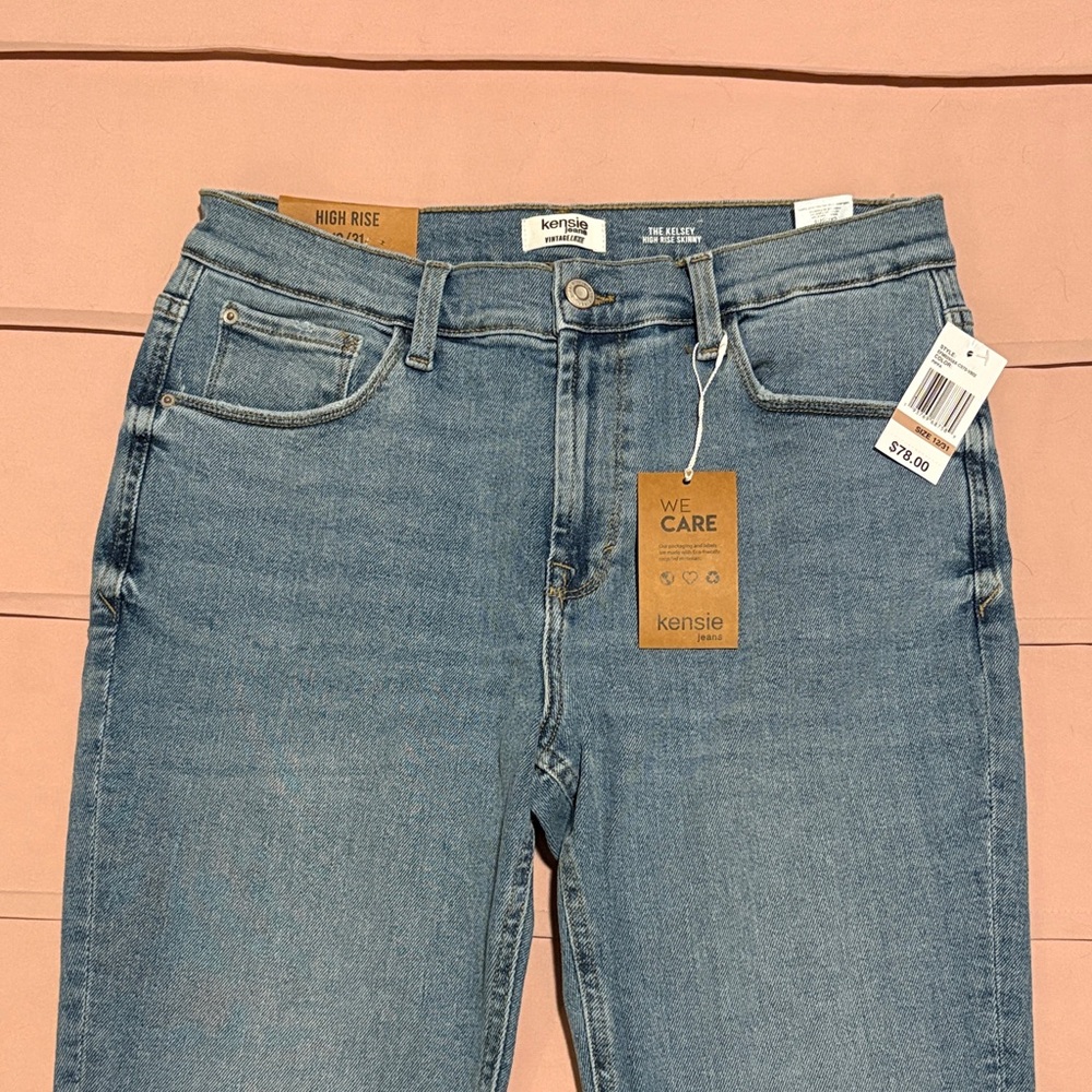 Kensie Women's High Rise Denim Jeans
